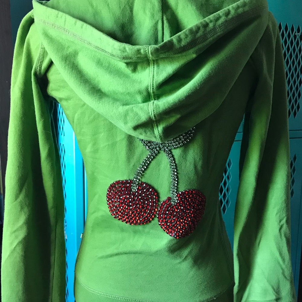 Green Zip Up Hoodie